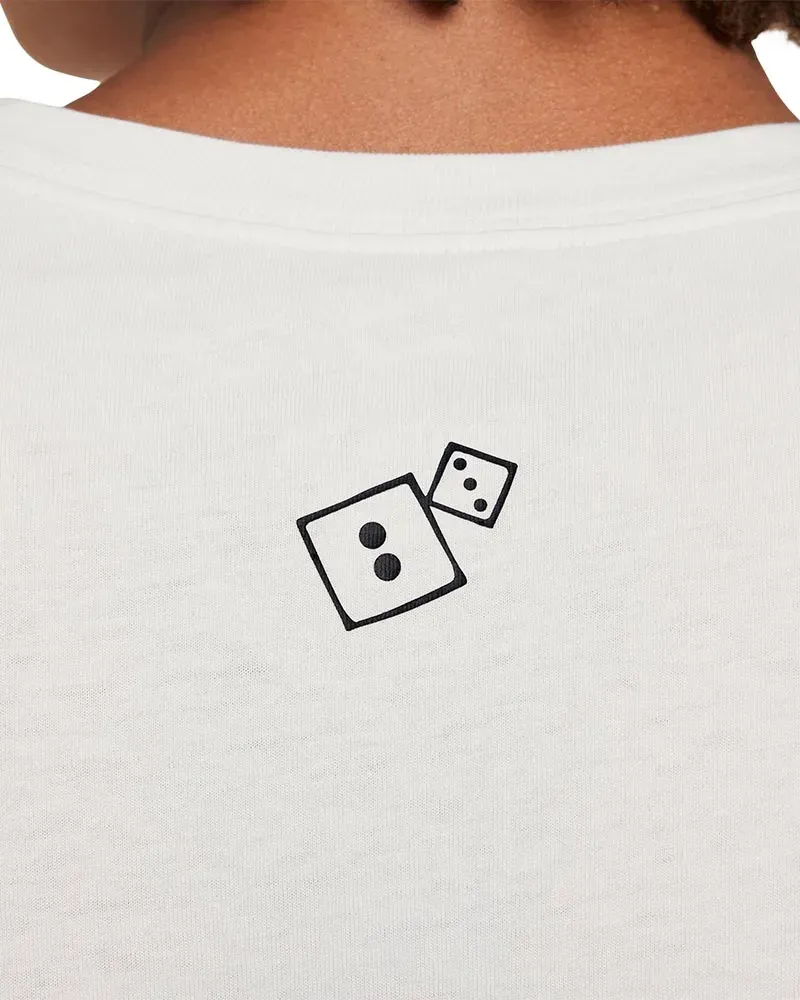 Nike Camiseta HF6189-100 M TEE MONOPO White Algodao -6-